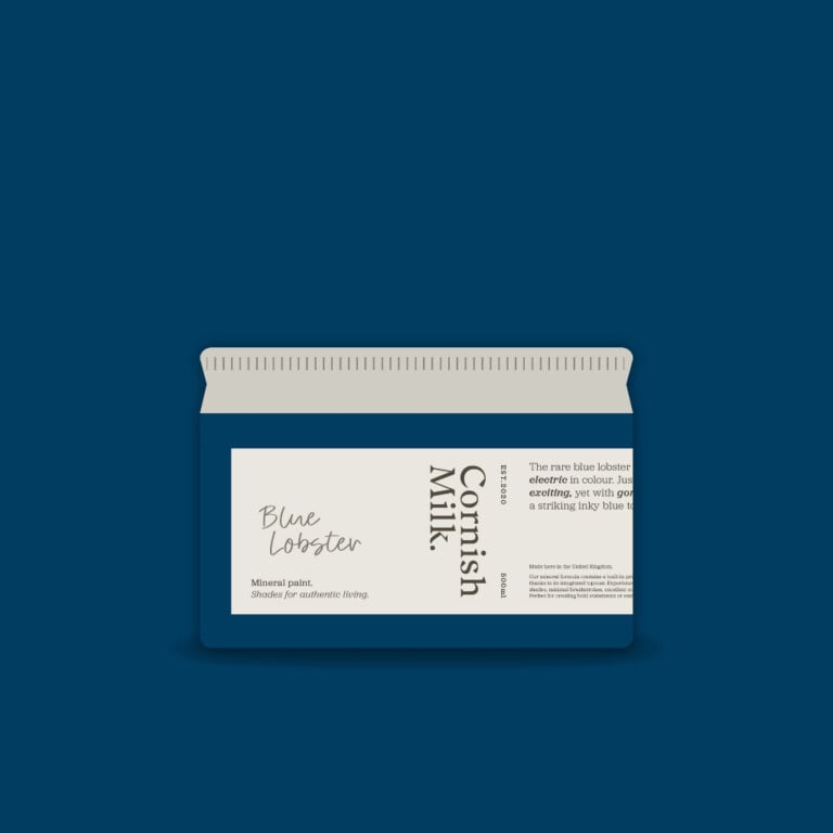 Cornish Milk Mineral Paint  Blue Lobster  The Garden Room at Ramstane Farm Kilmaurs