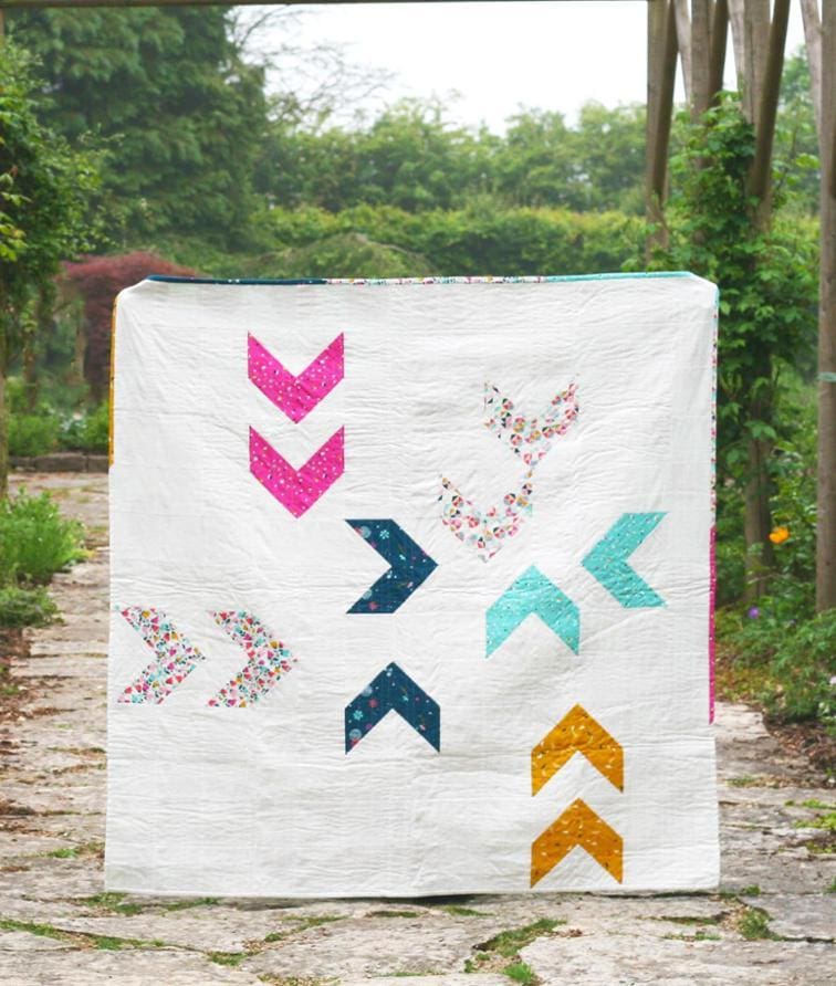 Lou Orth Designs  Busy Chevron  Quilt Pattern  The Garden Room at Ramstane Farm Kilmaurs