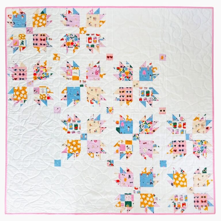Lou Orth Designs  Paw Tracks  Quilt Pattern  The Garden Room at Ramstane Farm Kilmaurs