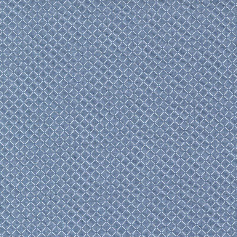 Nantucket Summer by Camille Roskelley For Moda – Navy Diamond. The Garden Room at Ramstane Farm.
