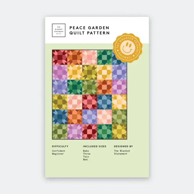 The Blanket Statement  Peace Garden  Quilt Pattern. The Garden Room at Ramstane Farm.