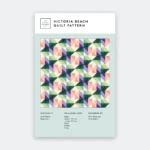 The Blanket Statement - Victoria Beach - Quilt Pattern. The Garden Room at Ramstane Farm.