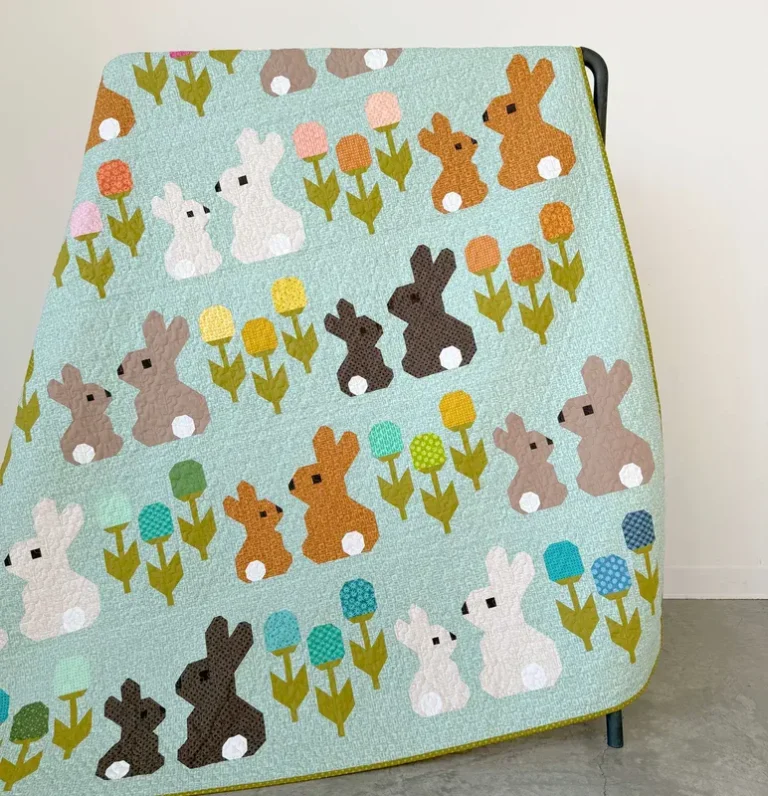 Elizabeth Hartman - Cottontails - Quilt Pattern. The garden room at ramstane farm.