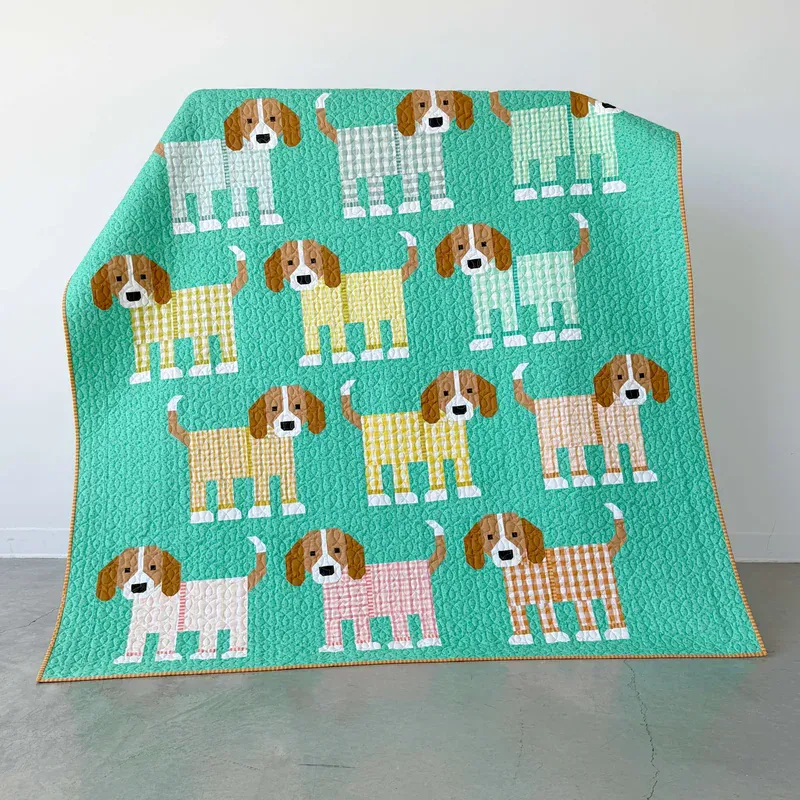 Elizabeth Hartman - Pups In Pyjamas - Quilt Pattern. The garden room at ramstane farm.