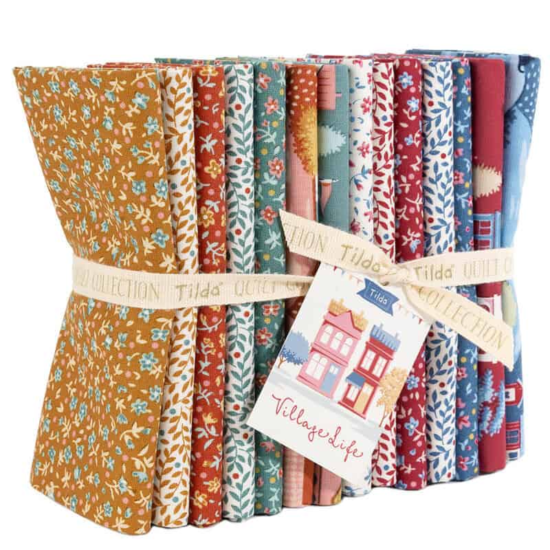 Tilda Village Life Blenders - 14 Fat Quarter bundle. The Garden Room at Ramstane Farm.